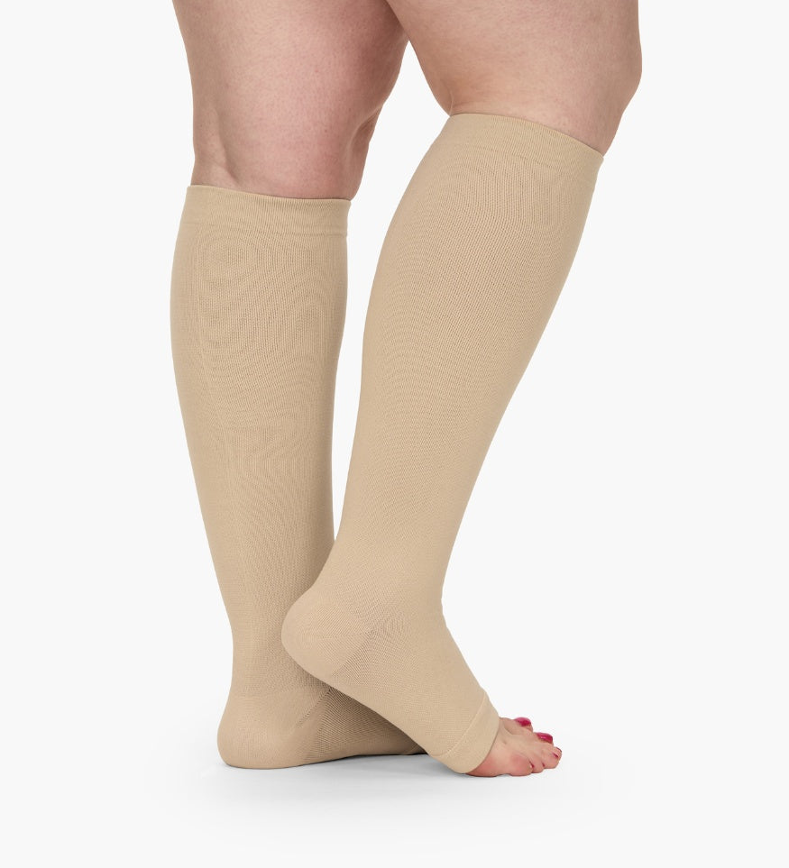 New! Everstride™ Toeless Wide Compression Socks For Pain Relief